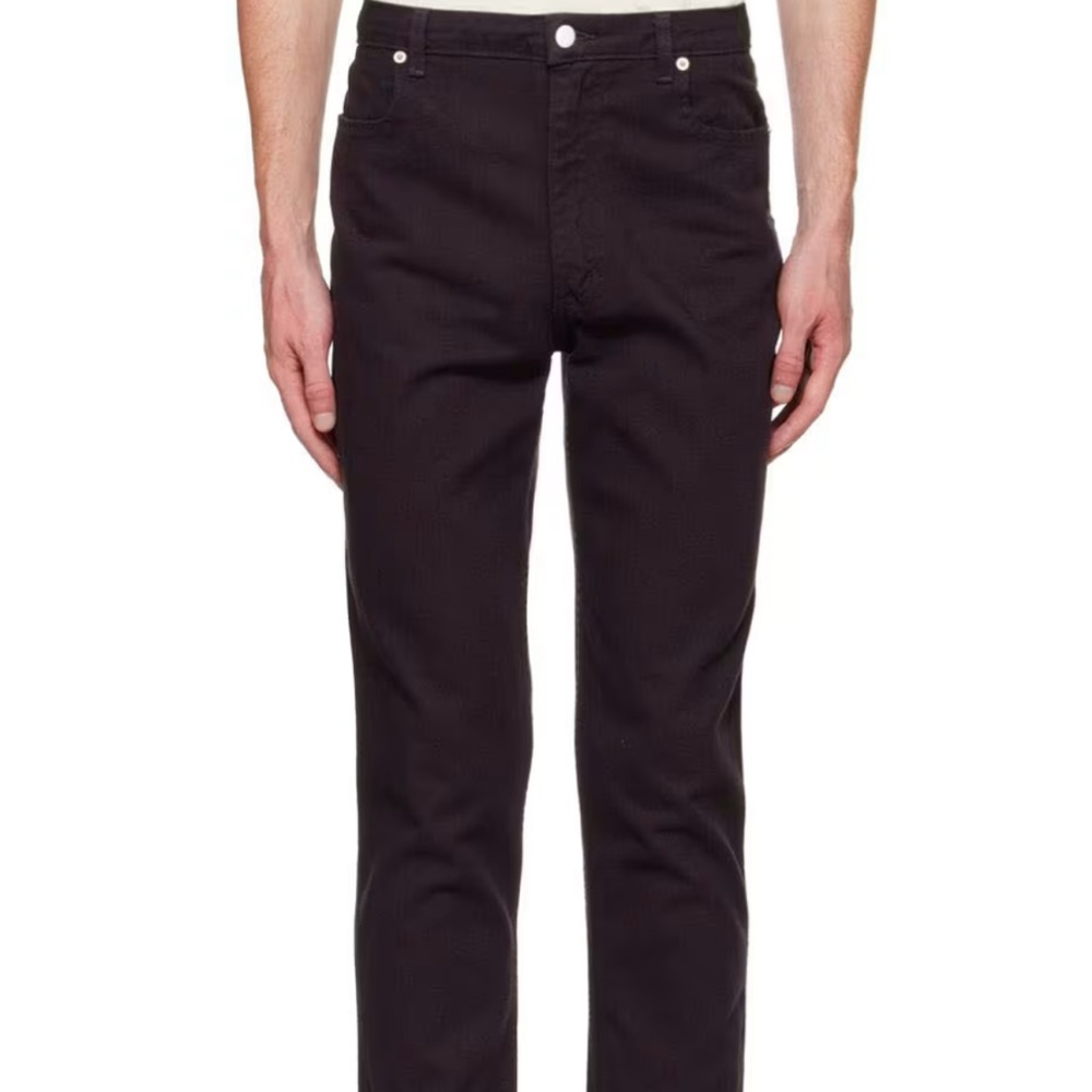 Eckhaus Latta exlclusive black/purple slim jeans size 32